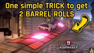 "Image showcasing a step-by-step guide for performing 2 barrel rolls in the Barrel Roll Game."